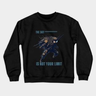 Japanese samurai aesthetic Sky diving Crewneck Sweatshirt